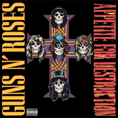 Guns N' Roses Appetite For Destruction vinyl lp