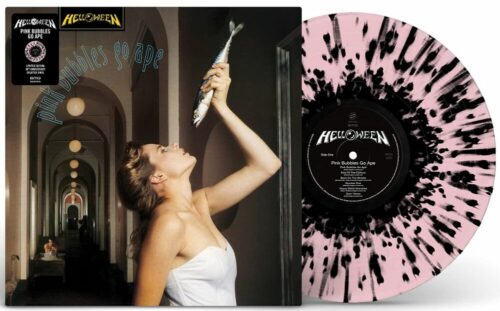 Helloween Pink Bubbles Go Ape vinyl lp