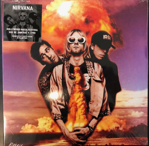 Nirvana Hollywood Rock Festival Rio 93 yellow vinyl lp