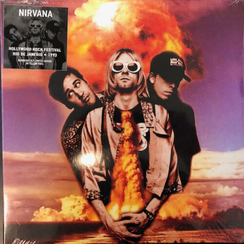 Nirvana Hollywood Rock Festival Rio 93 yellow vinyl lp