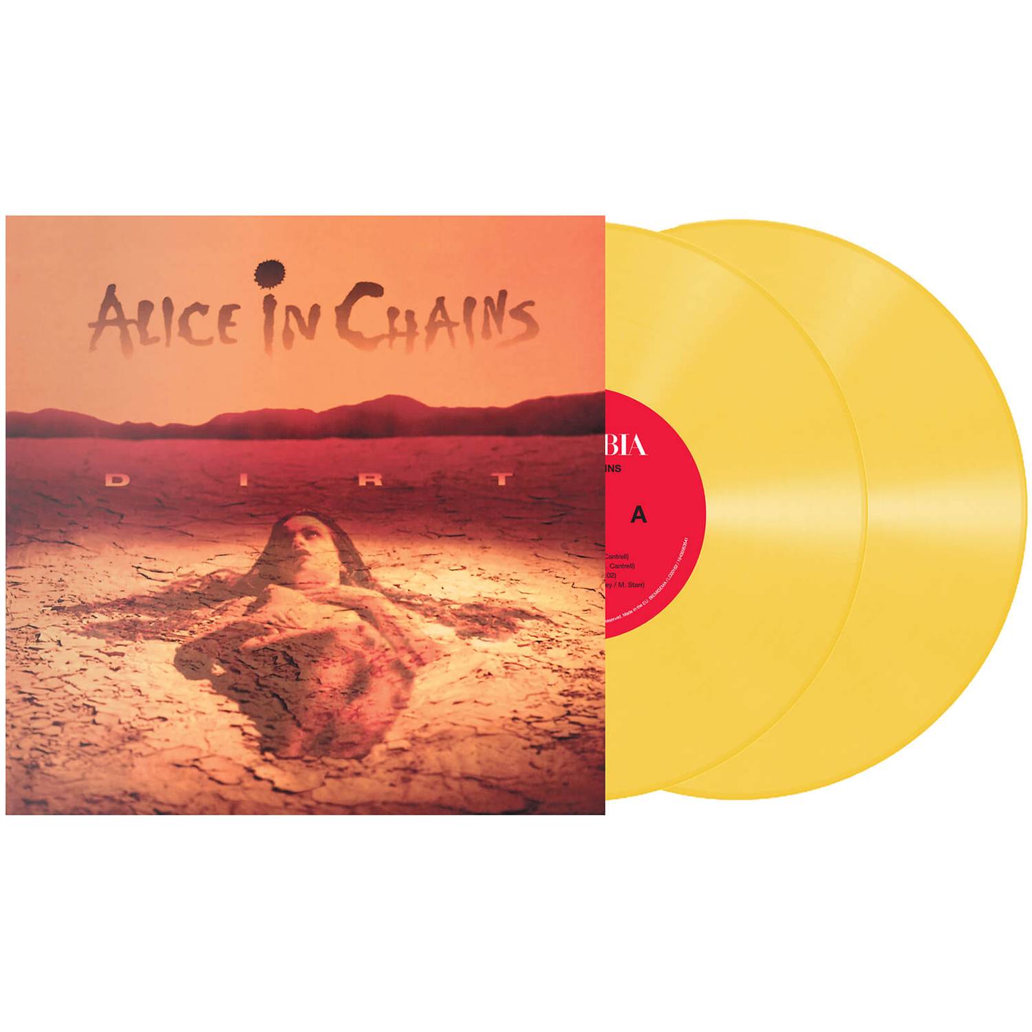 Alice In Chains Dirt gul Vinyl lp