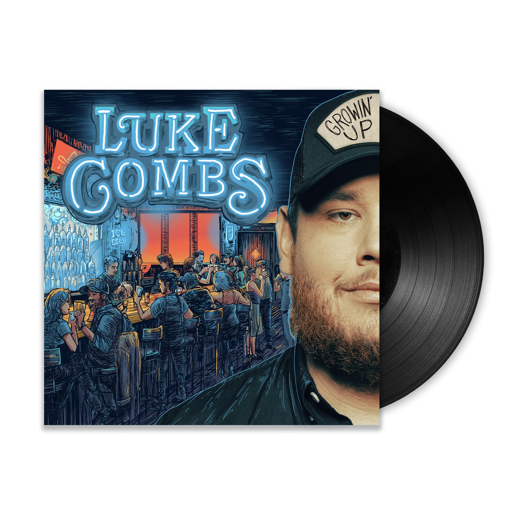 Luke Combs Growin Up vinyl lp