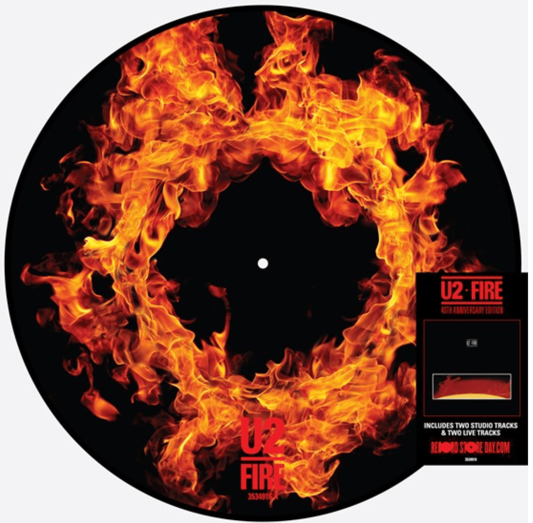 U2 Fire vinyl lp