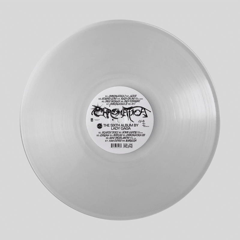 Lady gaga chromatic klar vinyl lp