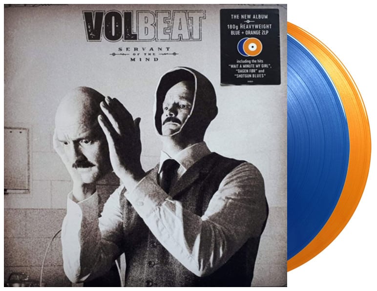 Volbeat Servant of the mind blue yellow limited vinyl lp