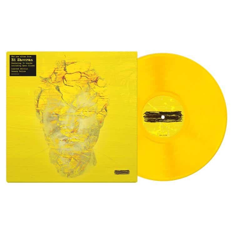 Ed Sheeran - subtract gul vinyl lp