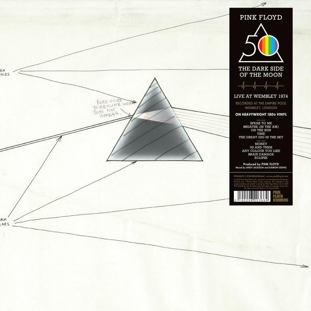 Pink Floyd The Dark Side Of The Moon Live At Wembley 1974 vinyl