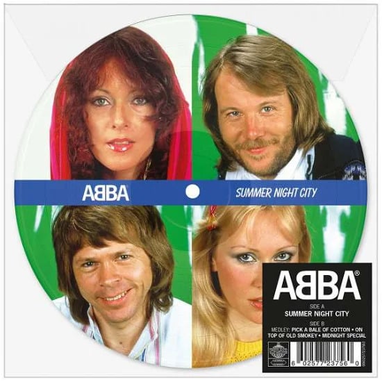 ABBA Summer Night City picture disc single vinyl