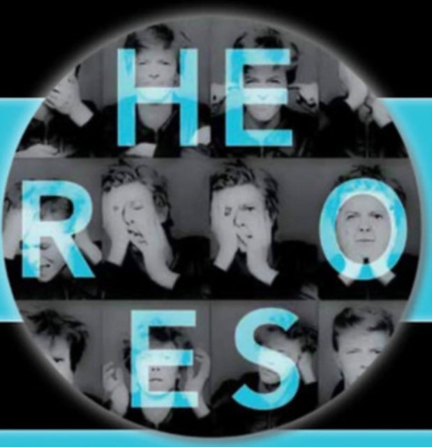 David Bowie Heroes Single blå