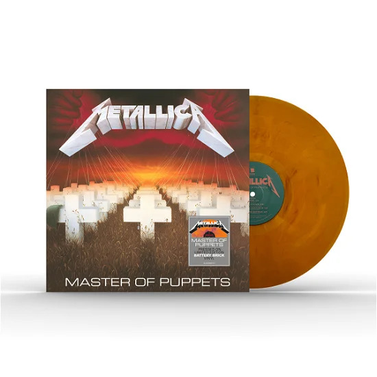 Metallica Master of Puppets brown vinyl lp