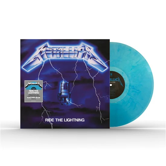 Metallica Ride The Lightning blue vinyl lp