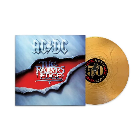 ACDC Razors edge guld vinyl 2024
