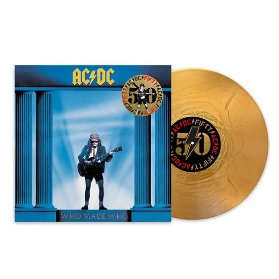AC/DC Who Made Who vinyl lp guld 2024