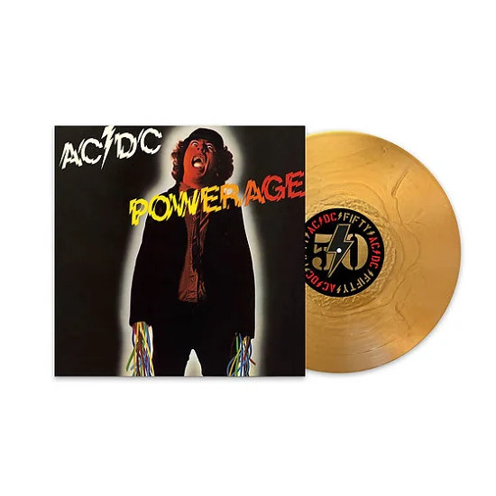 AC/DC Powerage vinyl lp guld 2024
