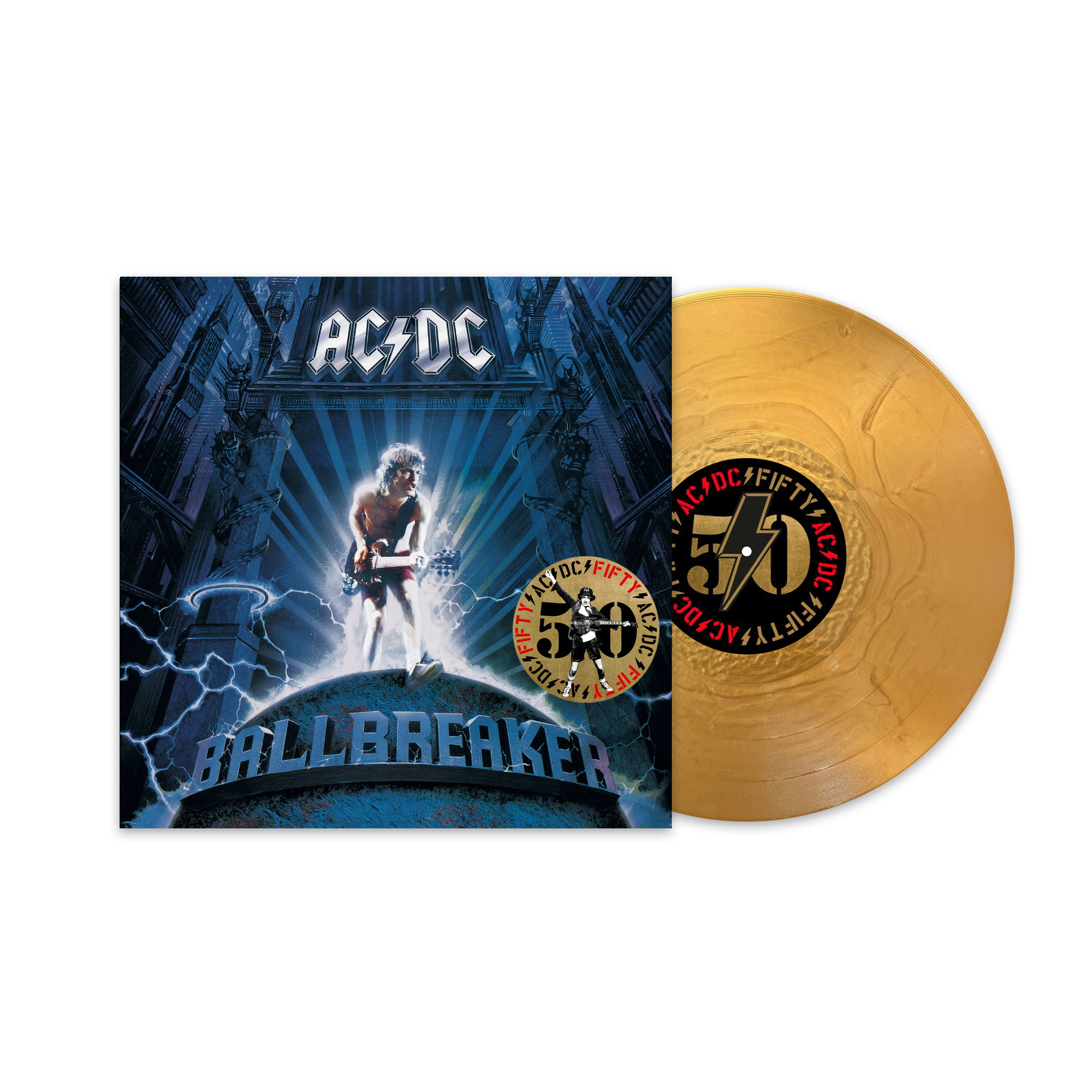 AC/DC Ballbreaker guld vinyl lp 2024